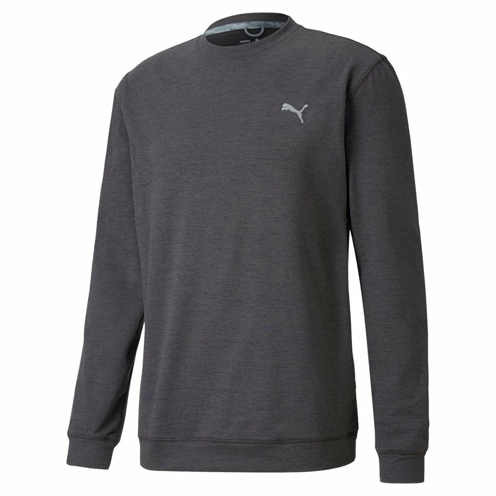 Puma Cloudspun Crewneck - Black Heather 3 Puma Cloudspun Crewneck - Black Heather