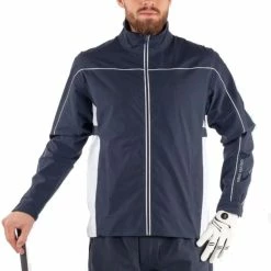 Galvin Green Ace Gore-Tex Jacket - Navy/White 12 Galvin Green Ace Gore-Tex Jacket - Navy/White -Golf Clothing Sales Shop ace navy white 3