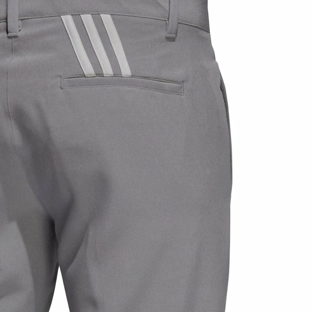 Adidas Ultimate 365 3-Stripes Tapered Golf Trousers - Grey Three 4 Adidas Ultimate 365 3-Stripes Tapered Golf Trousers - Grey Three - Image 2