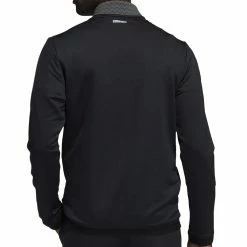 Adidas COLD.RDY 1/4 Zip Jacket - Black -Golf Clothing Sales Shop adidas cold.rdy 14 zip sweater black 5