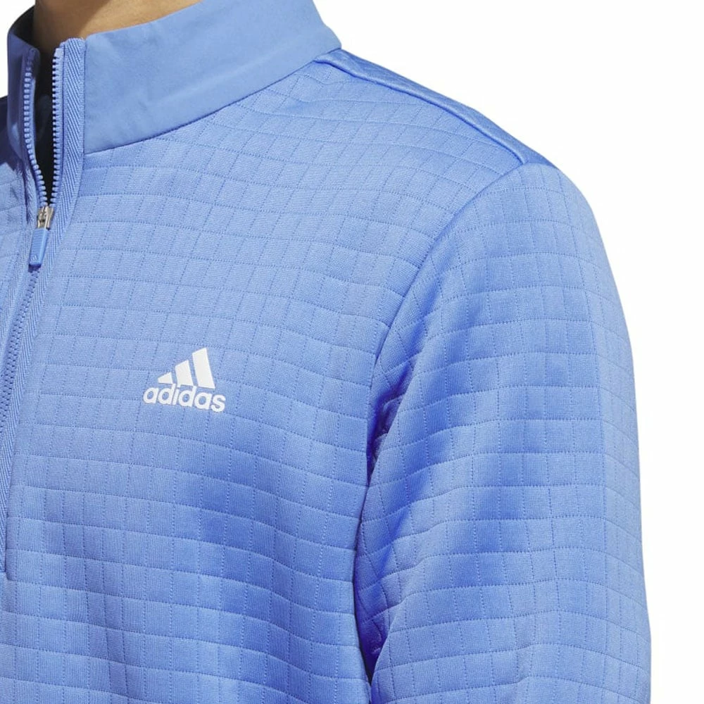 Adidas DWR 1/4 Zip Pullover - Blue Fusion 4 Adidas DWR 1/4 Zip Pullover - Blue Fusion - Image 2