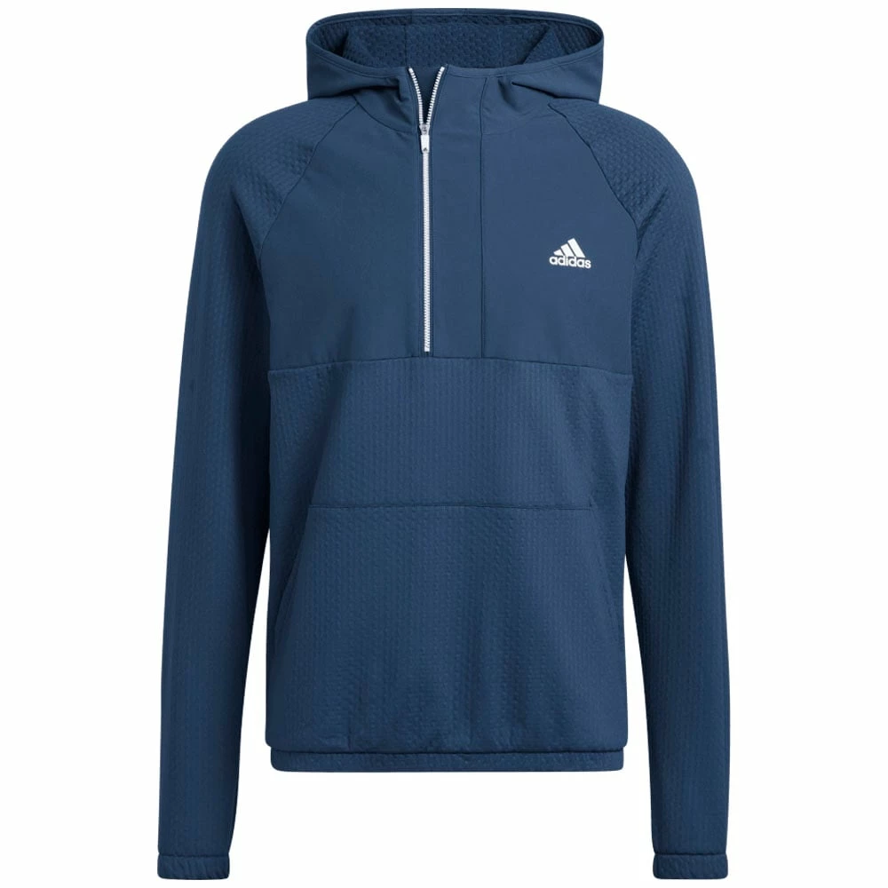 Adidas Fleece Anorak - Crew Navy 3 Adidas Fleece Anorak - Crew Navy