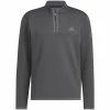 Adidas Microdot 1/4 Zip Pullover - Black/White -Golf Clothing Sales Shop adidas mircodot 14 zip pullover blackwhite 1