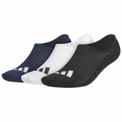 Adidas No Show Socks (3 Pack) - Navy/White/Black
