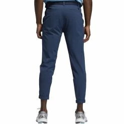 Adidas Pin Roll Trousers - Crew Navy -Golf Clothing Sales Shop adidas pin roll trousers crew navy 3