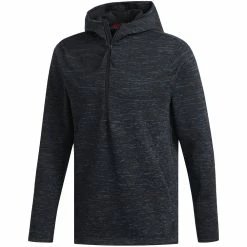 Adidas Primeknit 1/2 Zip Parka Hooded Jacket - Tech Green