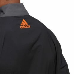 Adidas Provisional Short Sleeve Jacket - Black -Golf Clothing Sales Shop adidas provisional short sleeve jacket black 5