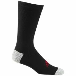 Adidas Tour Crew Socks - Black/Scarlet