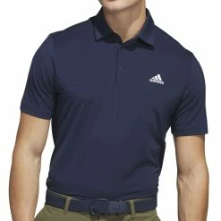 Adidas Ultimate365 Solid Colour Polo Shirt - Collegiate Navy -Golf Clothing Sales Shop adidas ult365 solid colour polo shirt collegiate navy 3