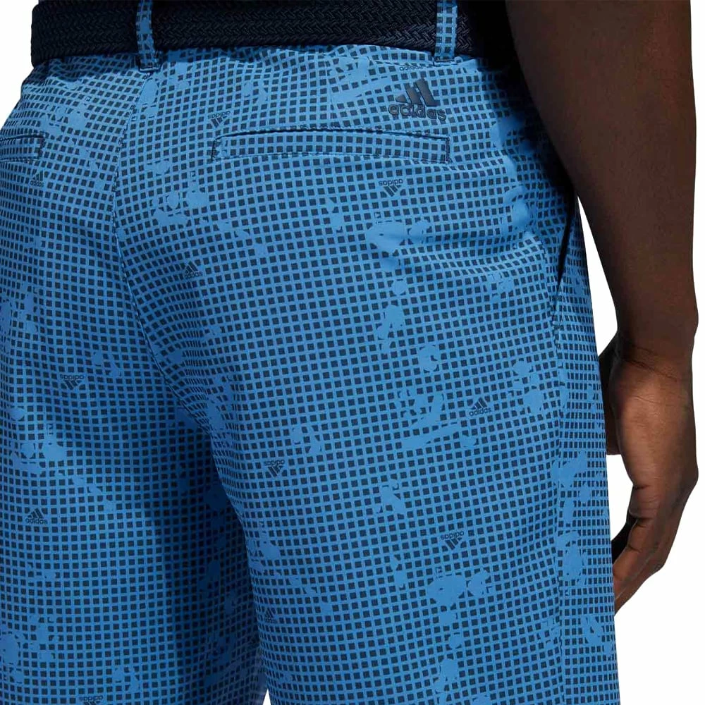 Adidas Ultimate365 Print 8.5" Shorts - Focus Blue 6 Adidas Ultimate365 Print 8.5" Shorts - Focus Blue - Image 4