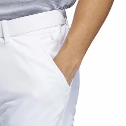 Adidas Ultimate365 Tapered Trousers - White -Golf Clothing Sales Shop adidas ultimate365 tapered trousers white 3