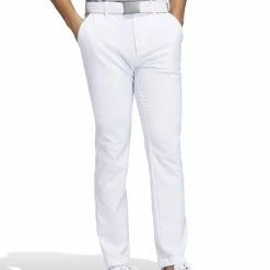 Adidas Ultimate365 Tapered Trousers - White -Golf Clothing Sales Shop adidas ultimate365 tapered trousers white 5