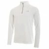 Calvin Klein Newport 1/2 Zip Pullover - White -Golf Clothing Sales Shop c9355white5