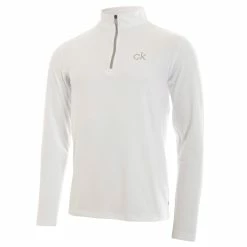Calvin Klein Newport 1/2 Zip Pullover - White