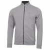 Calvin Klein Columbia Full Zip Sweater - Silver Marl -Golf Clothing Sales Shop c9581silmarl1