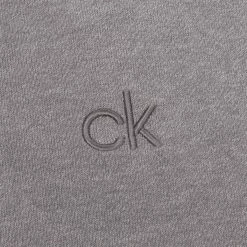 Calvin Klein Columbia Full Zip Sweater - Silver Marl -Golf Clothing Sales Shop c9581silmarl4