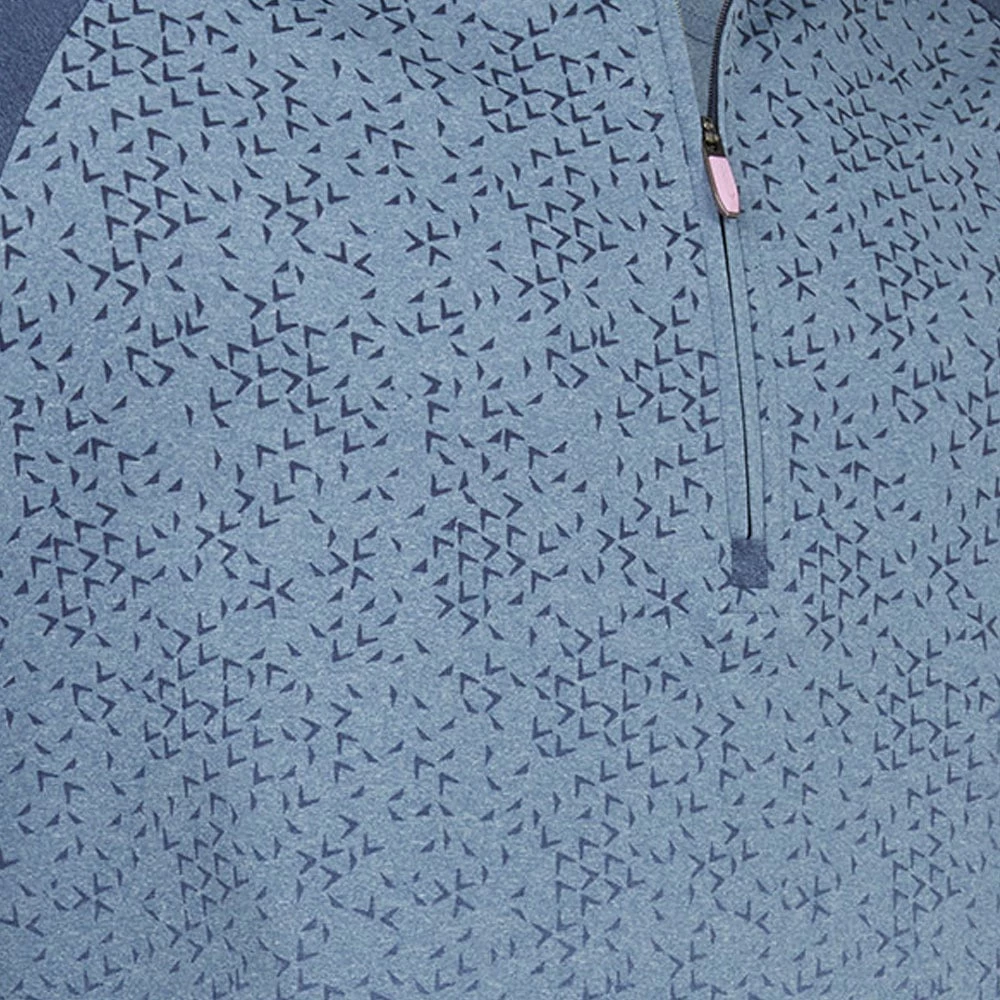 Golf Clearance Online Callaway Chev Print Chillout 1/4 Zip Pullover - Peacoat Heather 6 Golf Clearance Online Callaway Chev Print Chillout 1/4 Zip Pullover - Peacoat Heather - Image 4