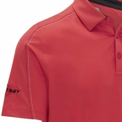 Callaway Contrast Stitch Colour Block Polo Shirt - Teaberry -Golf Clothing Sales Shop callaway contrast stitch colour block polo shirt teaberry 3