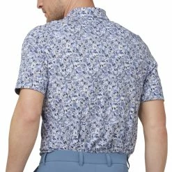 Callaway Filtered Floral Print Polo Shirt - Caviar -Golf Clothing Sales Shop callaway filtered floral print polo shirt caviar 4