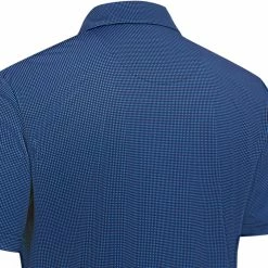 Callaway Gingham Print Polo Shirt - Peacoat -Golf Clothing Sales Shop callaway gingham print polo shirt peacoat 4