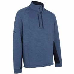 Callaway Heather Eco Stripe Fleece - Dark Navy Heather