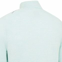 Callaway Heather Striped Fleece - Aruba Blue Heather -Golf Clothing Sales Shop callaway heather striped fleece aruba blue heather 4