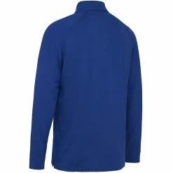 Callaway Long Sleeve Performance Polo Shirt - Mazarine Blue -Golf Clothing Sales Shop callaway long sleeve performance polo mazarine blue 2
