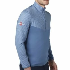 Callaway Odyssey 1/4 Zip Pullover - Blue Horizon -Golf Clothing Sales Shop callaway odyssey 14 zip pullover blue horizon 5