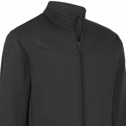 Callaway Primaloft Insulated Jacket - Black Heather -Golf Clothing Sales Shop callaway primaloft insulated jacket black heather 3