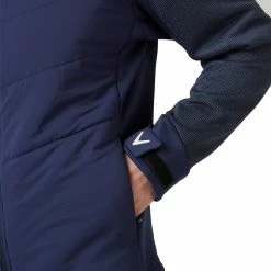 Callaway Primaloft Insulated Jacket - Dark Navy Heather 9 Callaway Primaloft Insulated Jacket - Dark Navy Heather -Golf Clothing Sales Shop callaway primaloft insulated jacket dark navy heather 3