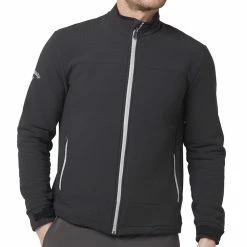 Callaway Stormfleece Pro II Jacket - Caviar -Golf Clothing Sales Shop callaway stormfleece pro ii jacket caviar 5