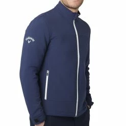 Callaway Stormfleece Pro II Jacket - Peacoat -Golf Clothing Sales Shop callaway stormfleece pro ii jacket peacoat 3