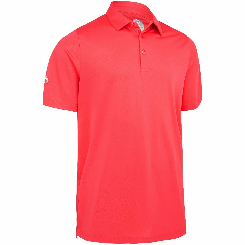 Callaway Swing Tech Solid Print Polo Shirt - Teaberry - Image 2
