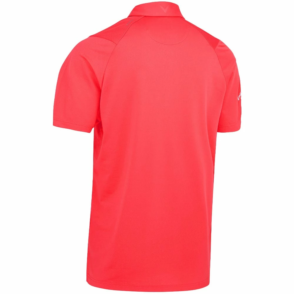 Callaway Swing Tech Solid Print Polo Shirt - Teaberry - Image 4