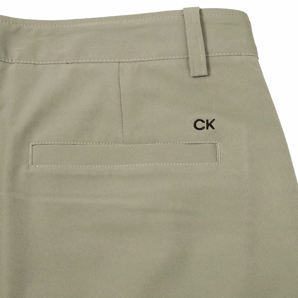 Calvin Klein Bullet Regular Fit Stretch Shorts - Cameo Green - Image 4
