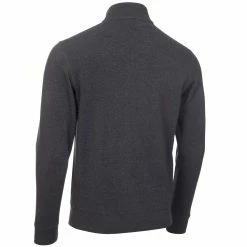 Calvin Klein Columbia Full Zip Sweater - Charcoal Marl -Golf Clothing Sales Shop calvin klein columbia full zip sweater charcoal marl 2