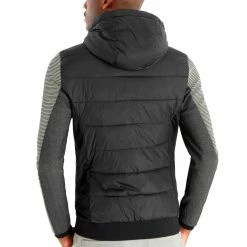 Calvin Klein Dynamo Hooded Jacket - Black -Golf Clothing Sales Shop calvin klein dynamo hooded jacket black 4