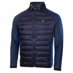 Calvin Klein Dynamo Tech Knit Jacket - Navy/Ocean Blue 11 Calvin Klein Dynamo Tech Knit Jacket - Navy/Ocean Blue -Golf Clothing Sales Shop calvin klein dynamo tech knit jacket navy ocean blue 1