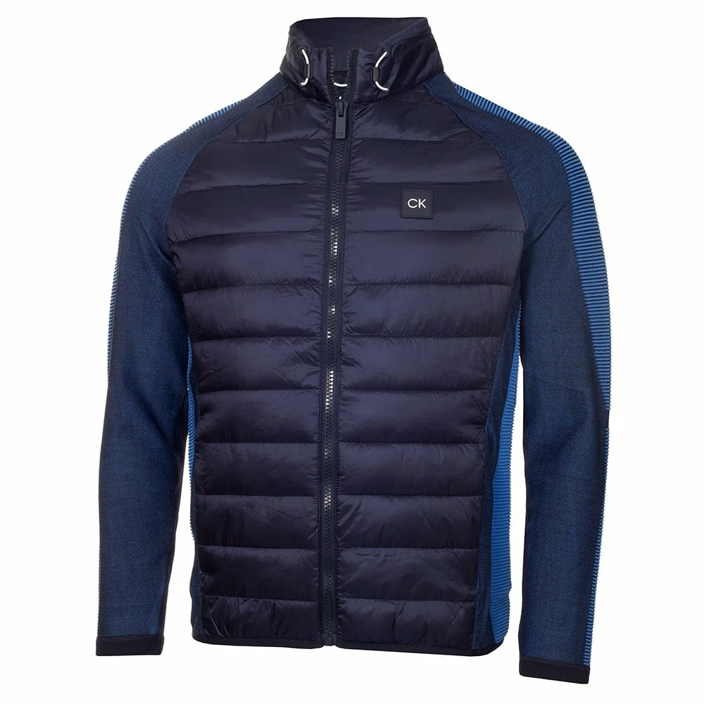 Calvin Klein Dynamo Tech Knit Jacket - Navy/Ocean Blue 5 Calvin Klein Dynamo Tech Knit Jacket - Navy/Ocean Blue - Image 3