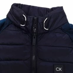 Calvin Klein Dynamo Tech Knit Jacket - Navy/Ocean Blue 14 Calvin Klein Dynamo Tech Knit Jacket - Navy/Ocean Blue -Golf Clothing Sales Shop calvin klein dynamo tech knit jacket navy ocean blue 4