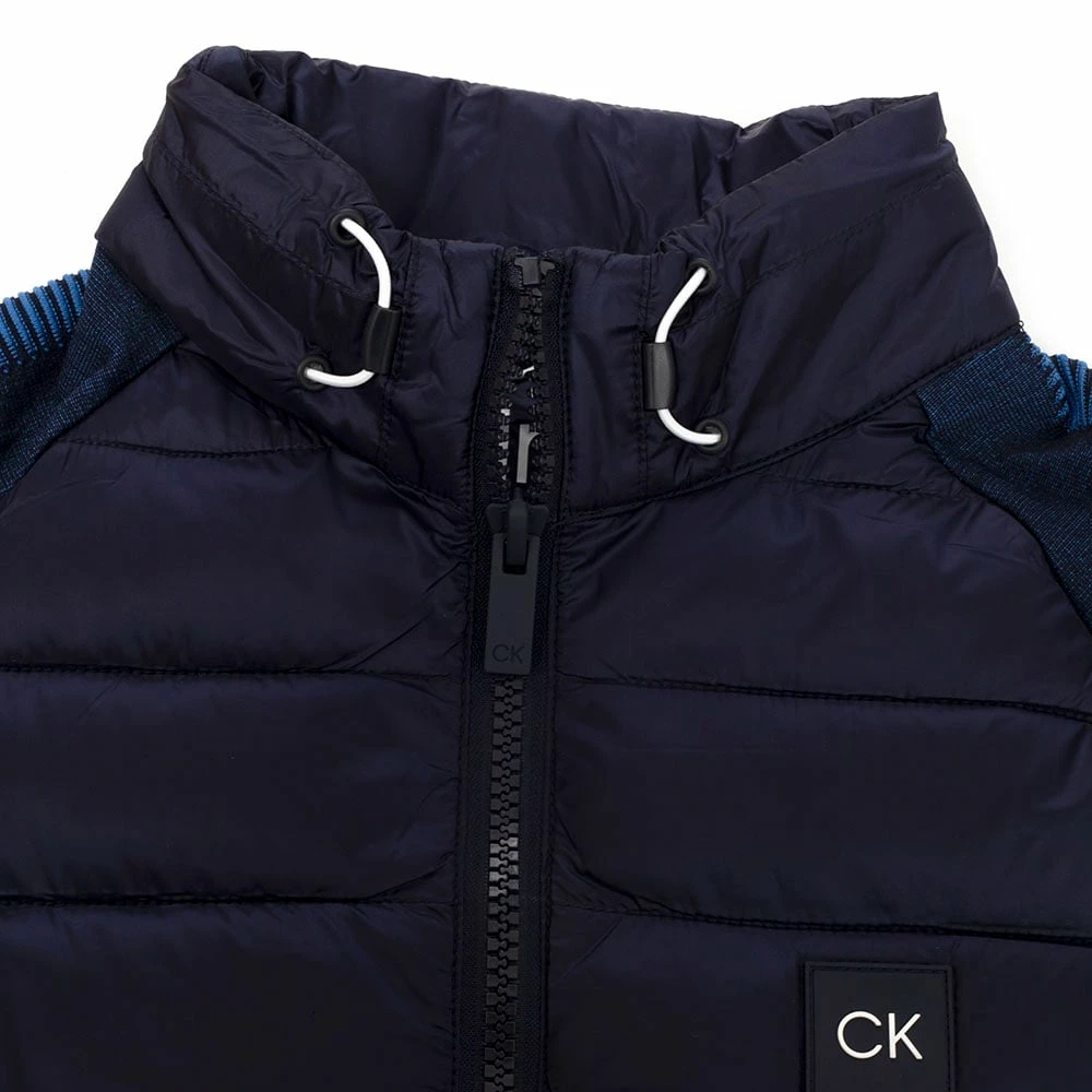 Calvin Klein Dynamo Tech Knit Jacket - Navy/Ocean Blue 8 Calvin Klein Dynamo Tech Knit Jacket - Navy/Ocean Blue - Image 6