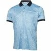 Calvin Klein Fracture Print Polo Shirt - Boy Blue 2 Calvin Klein Fracture Print Polo Shirt - Boy Blue -Golf Clothing Sales Shop calvin klein fracture print polo shirt boy blue 1