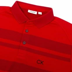 Calvin Klein Marina Polo Shirt - Cardinal Red -Golf Clothing Sales Shop calvin klein marina polo cardinal red 4