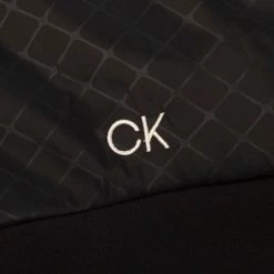 Calvin Klein Monte Full Zip Layering Jacket - Black -Golf Clothing Sales Shop calvin klein monte full zip layering black 4