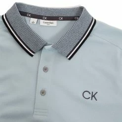Calvin Klein Monterey Polo Shirt - Artic Ice -Golf Clothing Sales Shop calvin klein monterey polo artic ice 3