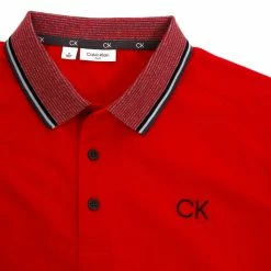 Calvin Klein Monterey Polo Shirt - Cardinal Red -Golf Clothing Sales Shop calvin klein monterey polo cardinal red 3