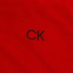 Calvin Klein Monterey Polo Shirt - Cardinal Red -Golf Clothing Sales Shop calvin klein monterey polo cardinal red 4