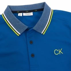 Calvin Klein Monterey Polo Shirt- Ocean Blue -Golf Clothing Sales Shop calvin klein monterey polo ocean blue 3