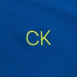 Calvin Klein Monterey Polo Shirt- Ocean Blue -Golf Clothing Sales Shop calvin klein monterey polo ocean blue 4
