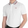 Calvin Klein Monterey Polo Shirt - White/Cardinal Red -Golf Clothing Sales Shop calvin klein monterey polo white cardinal red 6
